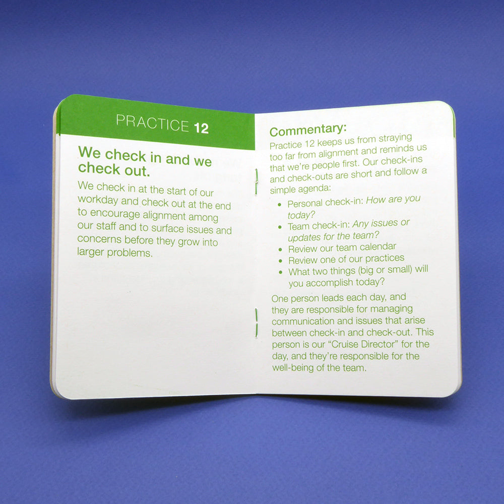 23 common practices of Common Practice pocket guide